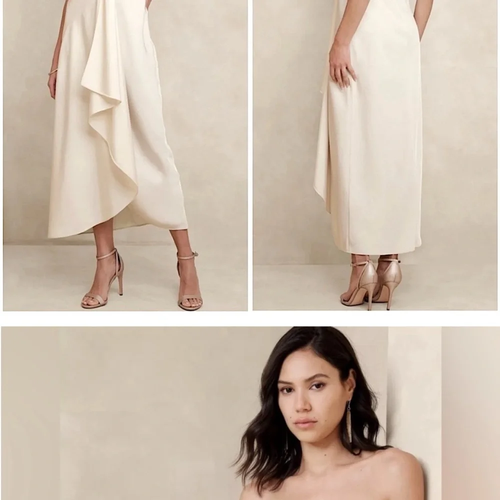 Banana Republic Drape Front Maxi Dress - Picture 2 of 2